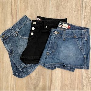 Jean short bundle - 3 pairs! Short shorts size 7
